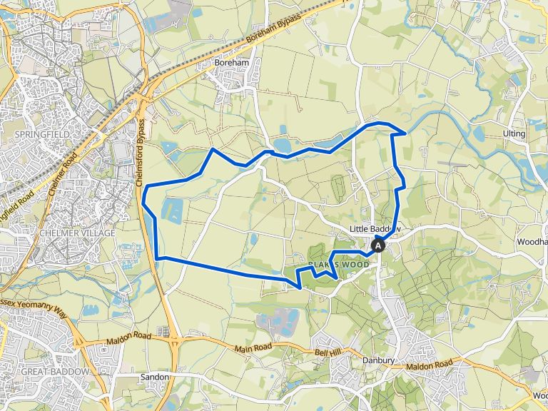 Paper Mill lock & the River Chelmer loop from Little Baddow hike Komoot